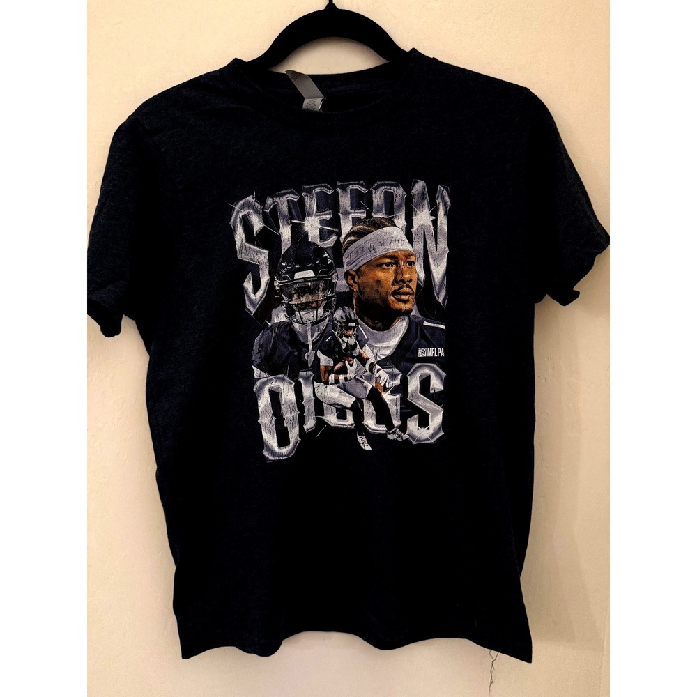 Stefon Diggs YOUTH Next Level Apparel Gray  T-shirt Size XL (14-16) NWOT